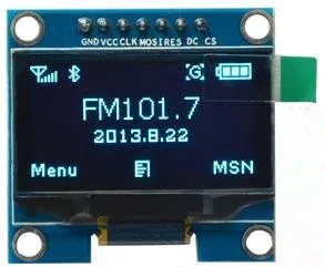 1.3 palcový 7PIN Modrá OLED Modul SSH1106 Jednotky IC Kompatibilný s SSD1306 IIC / SPI Interface 128*64