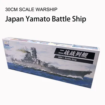 1:700 Rozsahu vojnová loď druhej Svetovej Vojny Yamato Bojové Lode Plastové Montáž Model Elektrické Hračky