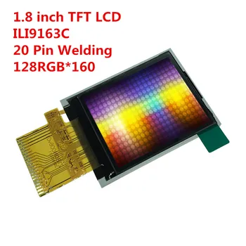 1.8 palcový TFT LCD displej farebný panel Zváranie ILI9163C 8 bit MCU 8080 Interface 128(RGB)*160 Široký Pozorovací