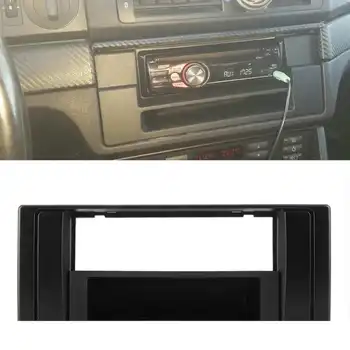 1 Din Stereo Rádio Fascia Dash Panel Rám Interiéru Príslušenstvo vhodné na BMW 5 Series E39 X5 E53 Auto Stereo Fascia Auto Príslušenstvo