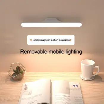 1 Nastavte Lampa Na Čítanie Vysoký Jas Ochrana Očí Touch Ovládania Nabíjateľná Farebná Teplota Nastaviteľné Flicker-Free Magnetické