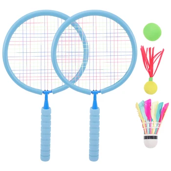 1 Nastavte Ľahký Badminton Raketou Bedminton Loptičky pre Deti Badminton Hra pre Vonkajšie