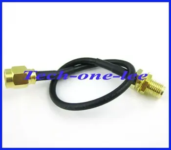 10 ks/veľa SMA kábel SMA female na SMA male pigtail konektor kábel RG174 15 CM