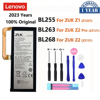 100% Originálne BL255 BL263 BL268 Batérie Pre Lenovo ZUK Z1 Z2 Pro Z2Pro Mobilný Telefón Náhradné Batérie Bateria + Bezplatné Nástroje