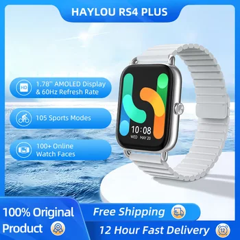 100% Originálne HAYLOU RS4 Plus Smartwatch 1.78