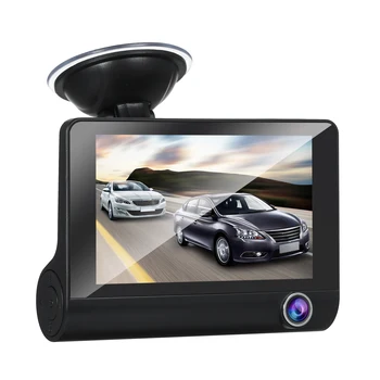 1080P Full HD Dash Cam modul s 4-Palcový IPS Displej Predné a Zadné Duálny Dash Fotoaparát Jazdy Záznamník Široký Uhol Videnia G-sensor