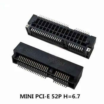 10pcs MINI PCIE slot konektor PCI-E 52P H=6.7 AAA-PCI-073-P08