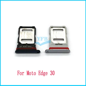 10pcs Pre Motorola MotoEdge 30 pro / Edge+ Plus Sim Kartu SD Reader Zásuvky Slot Držiak Náhradného Dielu