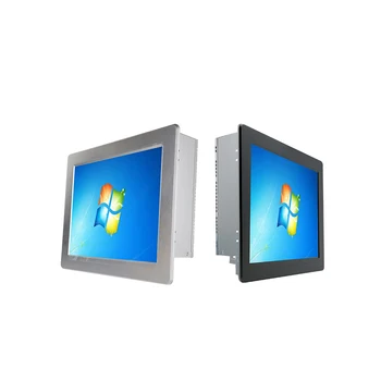 12 Palcový Odpor dotyk bez ventilátora Priemyselné Panel PC, Embedded tablet J1900 windows WES7 Linux