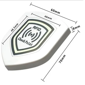125KHz 70×60x8mm ID TK4100 EM4100 štít inšpekcie značka Svetelné Hliadky Bod RFID skontrolovať bodov LF značky