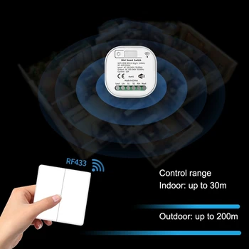 16A Prepínač WIFI Smart Home Tuya Aplikáciu Diaľkové Ovládanie Smart Časovač Prepínač Č Batérie zapnutie Svetla Pracovať Pre Google Domov Alexa