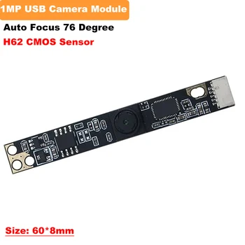 1MP Mini USB Modul Kamery CMOS H62 720p Auto Focus 70degree Video Konferencie UVC USB2.0 Plus a Hrať webovou kamerou na Nočné Videnie