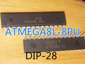 1PCS/VEĽA 100% Kvalita ATMEGA8L-8PU ATMEGA8 DIP-28 8-bitový mikroprocesor 8K flash Na Sklade Nový, Originálny