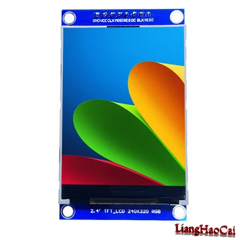 2,4-palcový ILI9341 LCD displeja Modul PCB základnej doske 8 pin Žiadny Dotyk 11P Dotykový panel Wide Vizuálny Uhol 4 drôtu SPI rozhranie