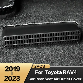 2 KS Auto odvzdušňovací Kryt Zadného Sedadla Podľa Prieduch Čistý Dekorácie, Doplnky Pre Toyota RAV4 XA50 Hybrid 2019 2020 2021 2022 2023