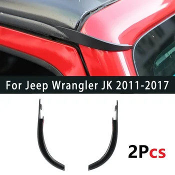 2 KS Vody Dažďových Zvodov Rozšírenie Pre Jeep Wrangler JK 2011-2017 Auto Príslušenstvo Vody Dažďových Zvodov Rozšírenie