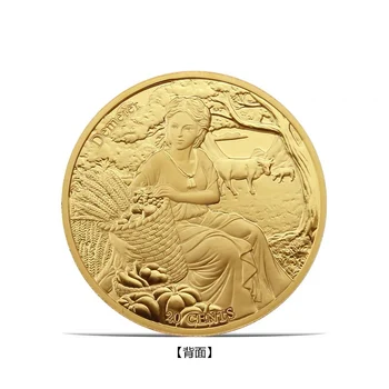 2021, 20 Bodov Samoa Olympus Guardian Súhvezdí Panna Bohyne Úrody Demethear Medi Coins100% Originálne