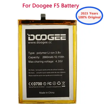 2023 Rokov, Nové 100% Originálne Batérie Pre Doogee F5 2660mAh Nahradenie Chytrý Telefón Časti Záložnú Batériu Na Sklade