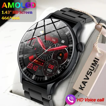 2023 Smartwatch Mužov 466*466 AMOLED 1.43 Palcový HD Vždy zobrazovať Športové Fitness Hodiny Vodotesný IP68 Smart Hodinky Pre Ženy Xiao