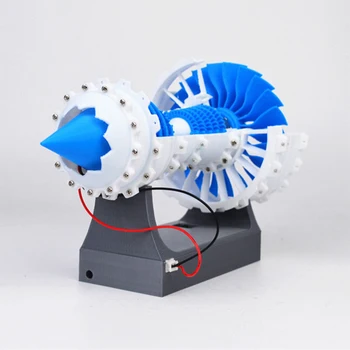 3D Vytlačené Aero Motora Modelu Turbínových Motorov Modelu DIY Kmeňových Motora Hračka S Batériou Box Deti Vianočný Darček - Motorové Verzie
