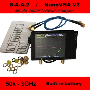 3G Vektor Analyzátora Siete S-A-A-2 NanoVNA V2 Anténny Analyzátor Krátkovlnné HF a VHF UHF s Bývaním
