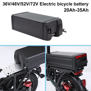 48V zadné rack batéria 36V elektrický bicykel, batéria 52V 72V lítiová batéria 36V 500W 1000W 1500W 2000W 20AH 40A BMS 21700 batérie