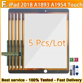 5 KS/ Nových Touch Pre iPad 2018 A1893 A1954 Dotykový Displej Digitalizátorom. náhradné Sklo Panel Pre iPad 6 6. Gen + Nástroj