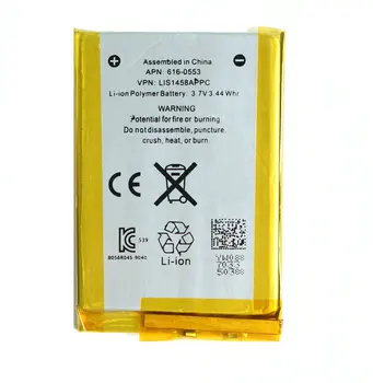 5 ks/veľa Zbrusu Nový 930mAh 616-0553 / LIS1458APPC Interný Li-Polymer Náhradné Batérie Pre iPod Touch 4. Generácie 4 4g