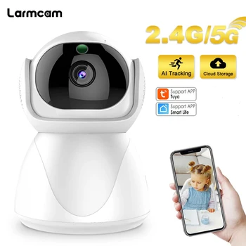 5G WiFi Baby Monitor TUYA 2K IP Kamera Security Protection AI Sledovanie kamerového Pet Cam Inteligentný Život