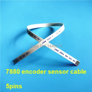 6pcs veľkoobchod FFC dátový kábel pre Epson 7880 7880C 9880 9880C 9450 9400 7400 7800 encoder rastrové kábel senzora 5pins