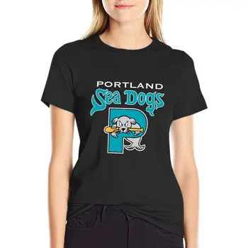 90 návrat Portland Sea Dogs T-Shirt kawaii oblečenie Ženské oblečenie estetické oblečenie Žien t tričko