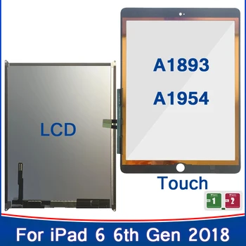 AAA+ LCD Dotykový Displej Pre iPad 2018 A1893 A1954 Dotykový Displej Digitalizátorom. Panel LCD Displej Pre iPad 6 6. Gen 2018 A1893 A1954