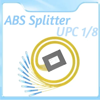 ABS Splitter SC UPC 1x8 Vlákniny Spojka Splitter Box Singlemode Optický Splitter SC/ UPC 1/8 Vlákniny Pigtail