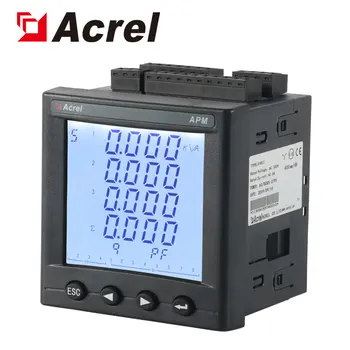Acrel APM801 Trieda Presnosti 0.2 s Tri Fázy RS485 Modbus LCD Riadenie spotreby Energie Multifunkčné Meter