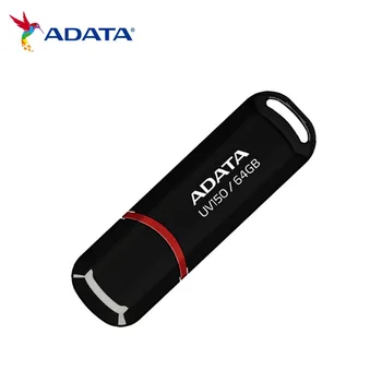 ADATA USB 3.2 AUV150 Mini Pero Disk 32GB 64GB 128 GB USB Flash Memory Stick U Disk, USB Kľúč kl ' úč pre Telefón Počítač