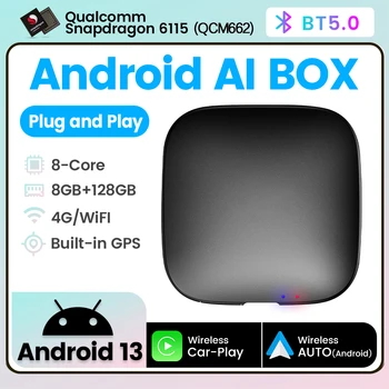 Android 13 Aibox vhodné Pre Ford Hyundai Toyota, Renault, SEAT Fiat, Volkswagen YouTube Netflix Bezdrôtový Carplay Android Auto adaptér