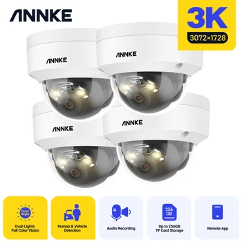 ANNKE 3 K Smart Dual Svetlá, Kamera HD Vstavaný Mikrofón Kamera, Smart Home Ľudských & Vozidla Detekcie IP67 IK08 Indoor/Vonkajšie Kamery