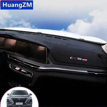Auto Styling Dash Mat Dashmat Panel Kryt slnečník Prístrojovej Doske Kryt Koberec Pre Changan CS75 Plus 2021 2022 2023 Príslušenstvo