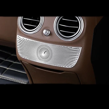 Auto-Styling Zadné klimatizácia zásuvky Dekorácie kryt výbava 3D Nálepky na Mercedes Benz triedy E W213 E200 E300 Príslušenstvo