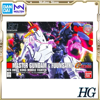 BANDAI OriginalHG 1/144 MASTER GUNDAM ET FUUNSAIKI G Gundam plastikový Model Auta Montáž/Montáž Anime Akcie Obrázok
