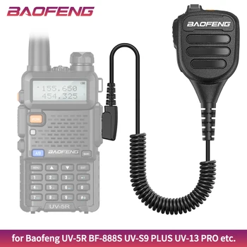 Baofeng BF-850 Ťažké Reproduktor Mikrofón Ramenný Hlasitosti Mikrofónu Nastaviteľné pre AR-152 UV-5R UV-S9 PLUS UV-13 PRO UV16 Walkie Talkie