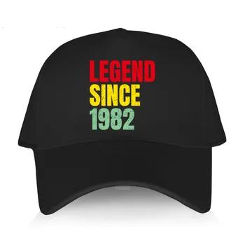 Baseball Cap nastaviteľné Kvalitné Unisex klobúk čiapky Mužov Retro 40. Narodeninám Legenda Od roku 1982 mužov Bavlny Značky čiapky