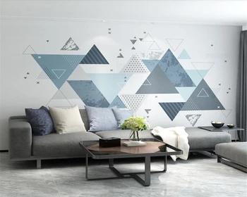 beibehang Vlastné Nordic detskej izby pozadí, dekorácie, maliarstvo, moderný minimalistický geometrický vzor tapety, papier