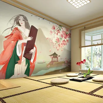beibehang Vlastnú tapetu klasická krása dámy maľované tapety obývacia izba obývacia izba Reštaurácia abstraktných de parede 3d tapety
