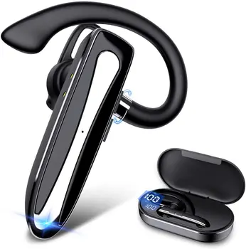 Bluetooth Business Slúchadlá Ear-Hák Športové Vodotesné Slúchadlá Hands-Free Nastaviteľné Slúchadlá S Mikrofónom Plnenie Box