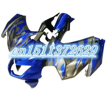 Bo Modrá strieborná Kapotáže pre KAWASAKI Ninja ZX250R 08-12 ZX-250R 2008-2012 ZX 250R 08 09 10 11 12 2008 2012