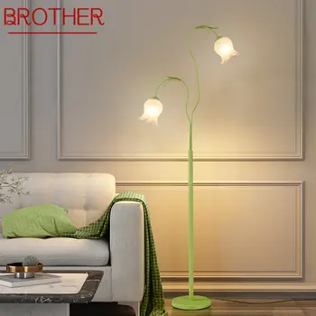 BRAT Moderné Nordic Poschodí Lampa Kvet Tvorivé Svetlo Stojí LED Dekor Pre Domáce Obývacia Izba, Spálňa