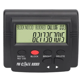 Call Blocker pre Pevné linky Telefón 4000 Skupiny Veľkú Kapacitu Zabrániť Obťažovanie ID Volajúceho Box s LCD Displejom