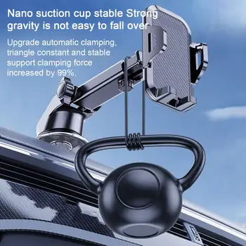 Car Phone Mount Praktické Multifunkčné 360 Stupňov Rotácie Auto Príslušenstvo Mobilného Telefónu Držiak Mobilného Telefónu Držiteľa