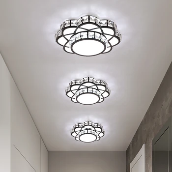 Crystal stropné svietidlo pre izba LED svetlá Luxusné lustre chodby, Kvety, lampy obývacia izba stropné svietidlá Domova Osvetlenie